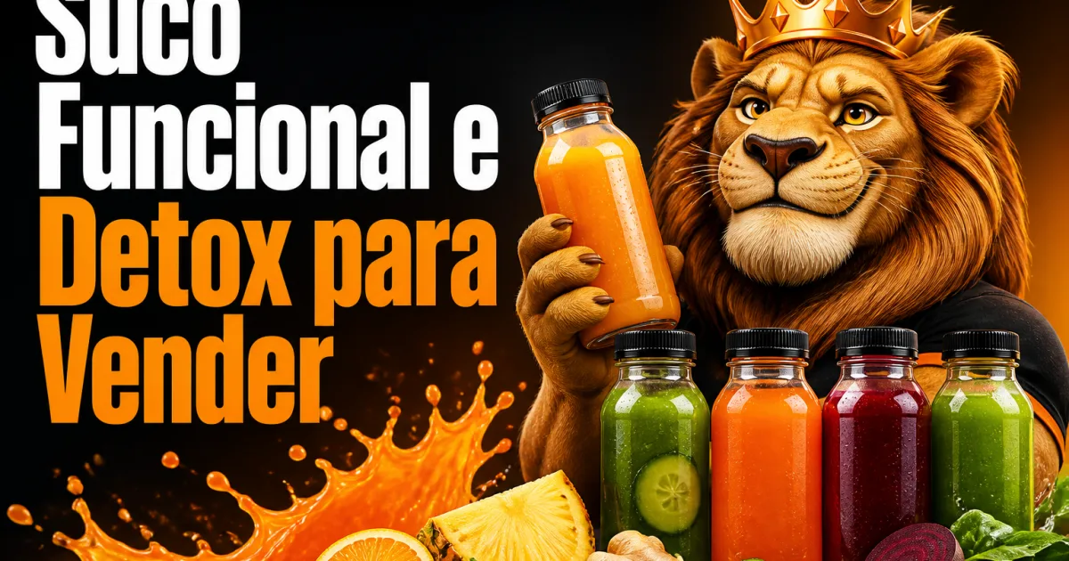 garrafas de suco funcional detox para vender no delivery