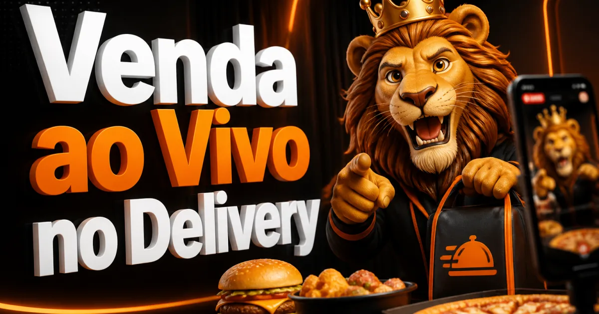 Venda ao Vivo no Delivery