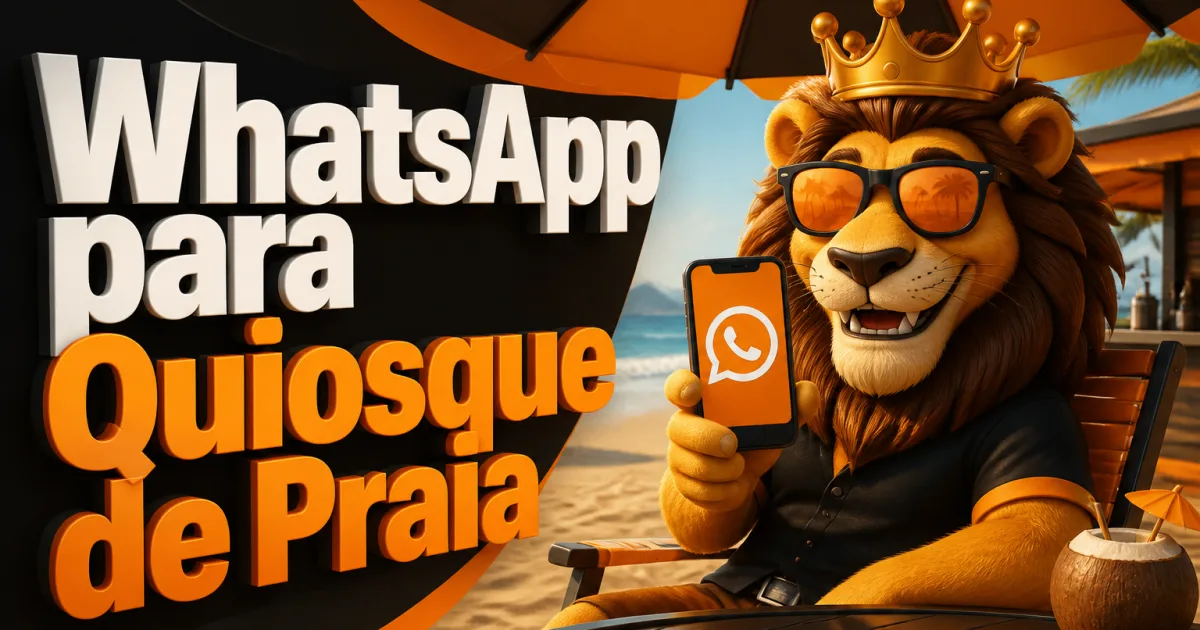 WhatsApp para Quiosque de Praia
