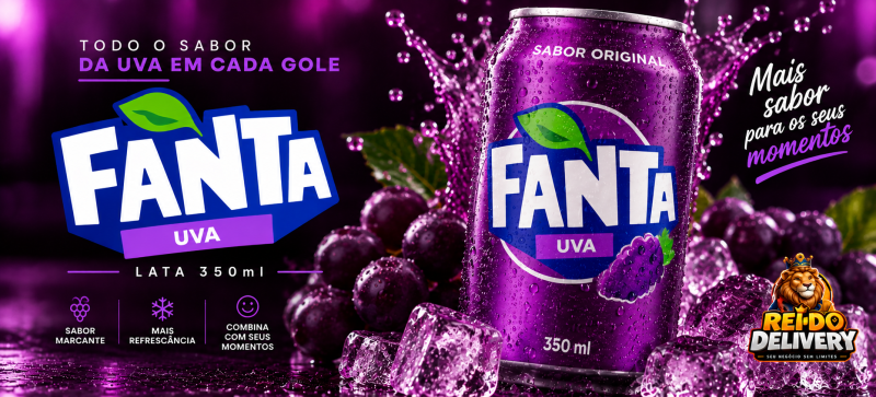 Fanta Uva Lata - Demonstração
