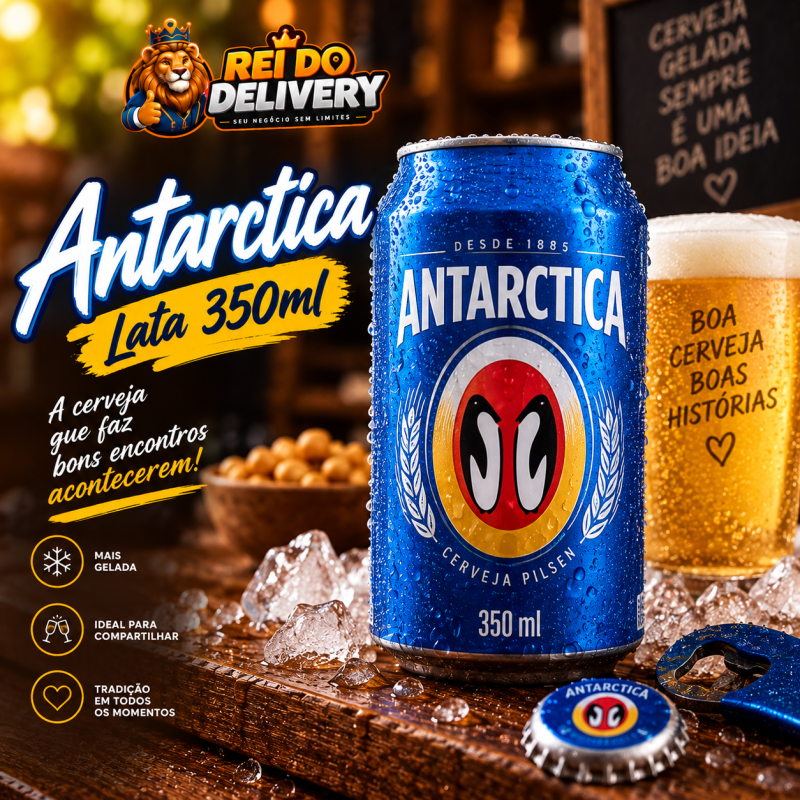 Antarctica Lata 350ml - Demonstração