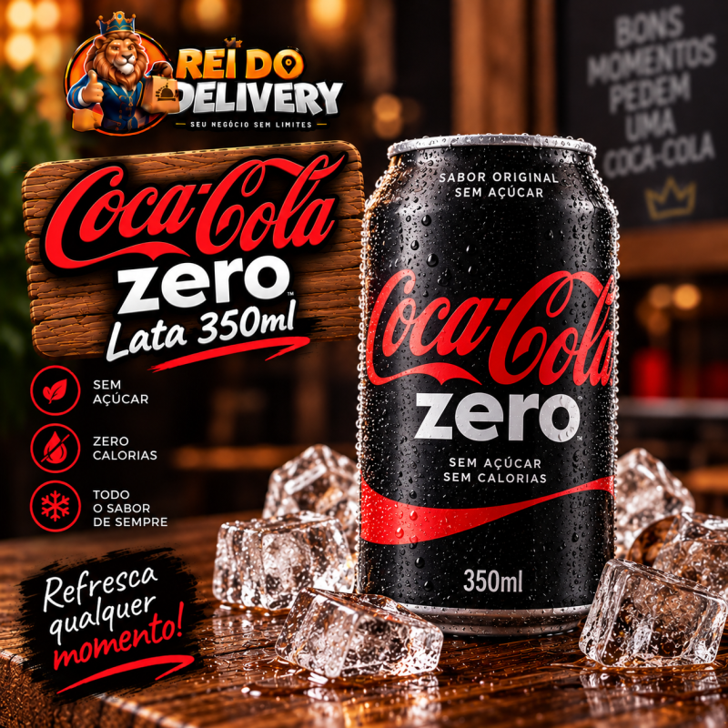 Coca-Cola Zero Lata - Demonstração