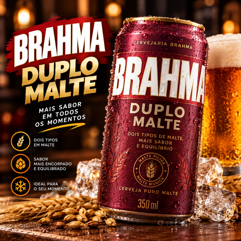 Brahma Duplo Malte Lata - Demonstração