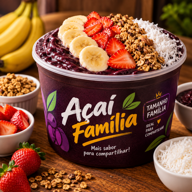 Açaí Família - Açaíteria Modelo
