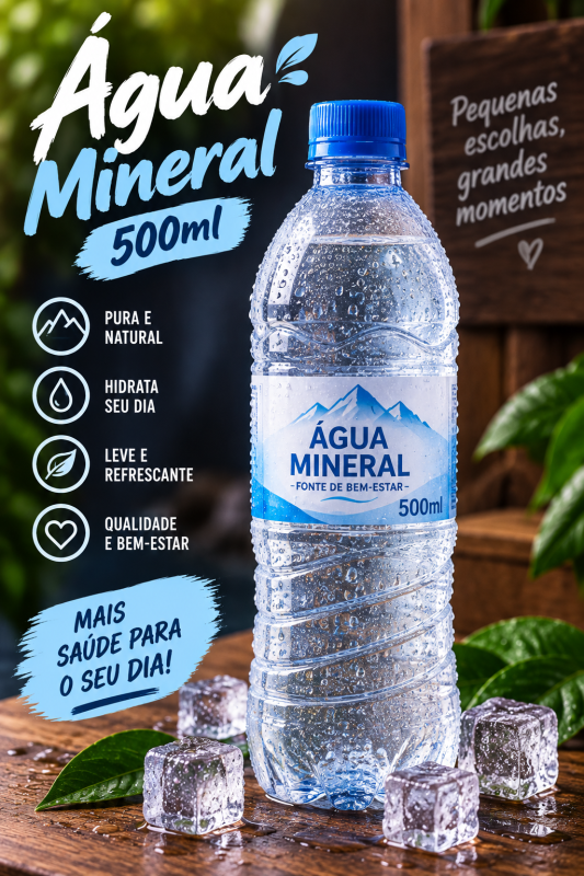 Água Mineral 500ml - Açaíteria Modelo