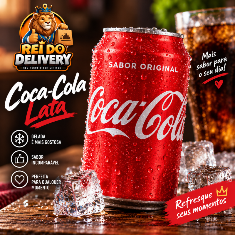 Coca-Cola Lata 350ml - Açaíteria Modelo