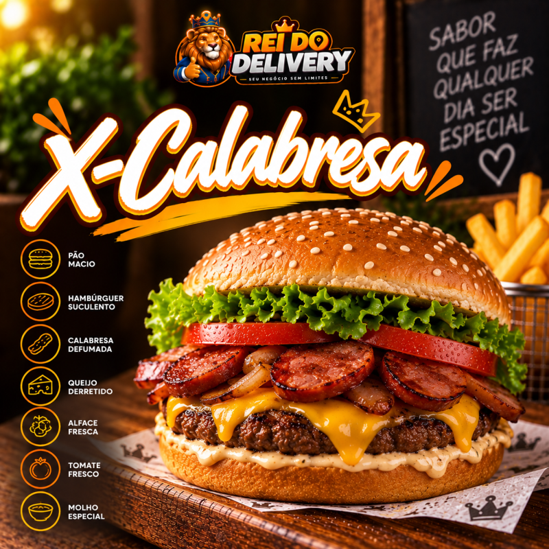 X-Calabresa - Demonstração